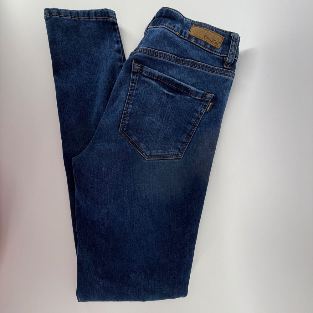 Garage‎ Premium High Waist Skinny Jeans Distressed Blue Size 05 EUC like new